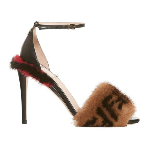 fendi heels fur|Fendi heels size.